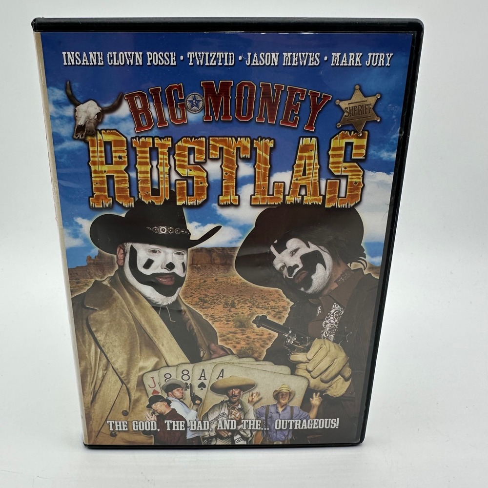 Big Money Rustlas DVD (2010, Insane Clown Posse, Twiztid)